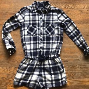 AERIE - flannel romper